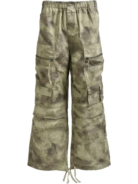 BREATH pants con estampado militar