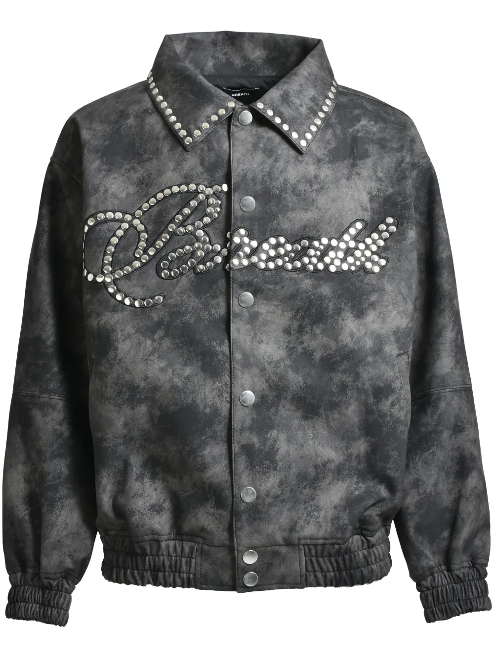 stud-embellished jacket