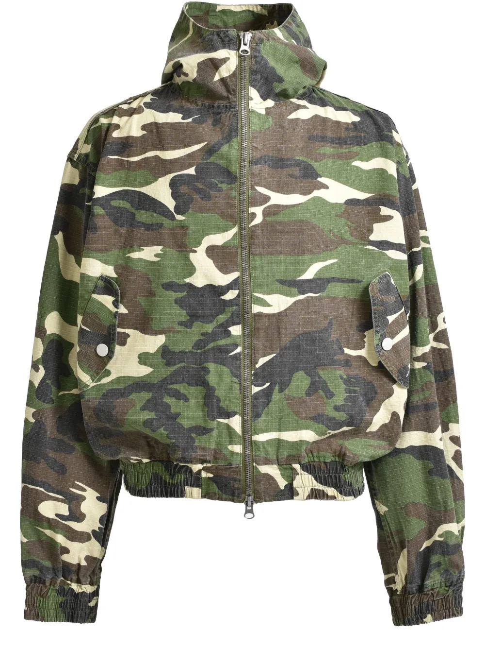 Breath Camouflage-print Jacket In グリーン