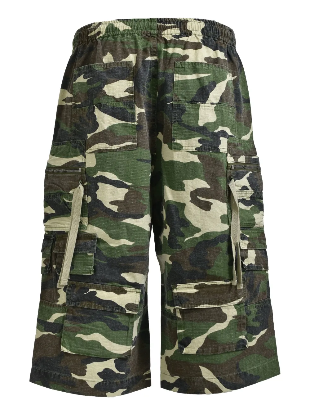 BREATH camouflage-print shorts - Groen