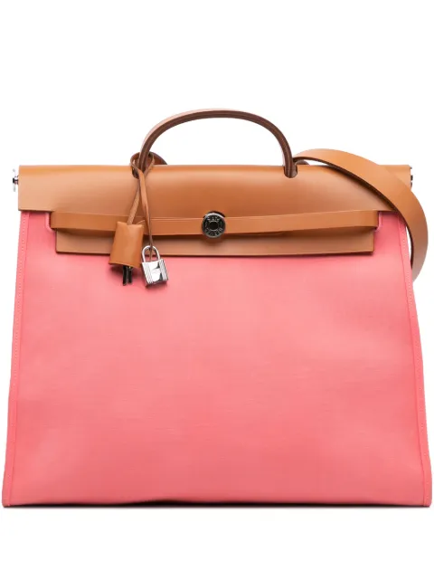 Hermès Pre-Owned 2017 Toile Herbag Zip 39 satchel
