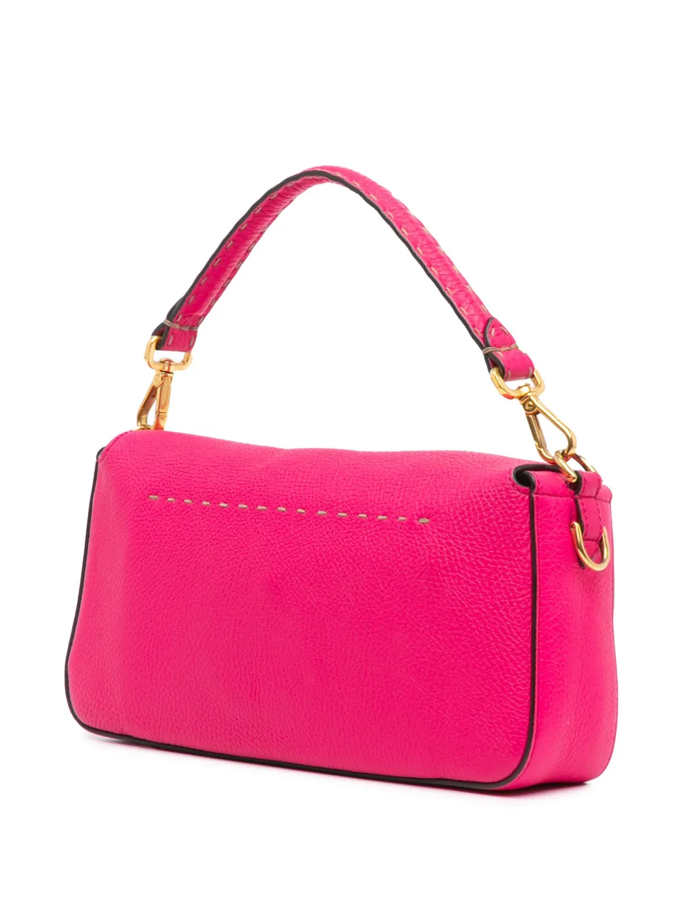 Fendi Pre-Owned 2010-2024 leren Selleria Baguette boekentas - Roze