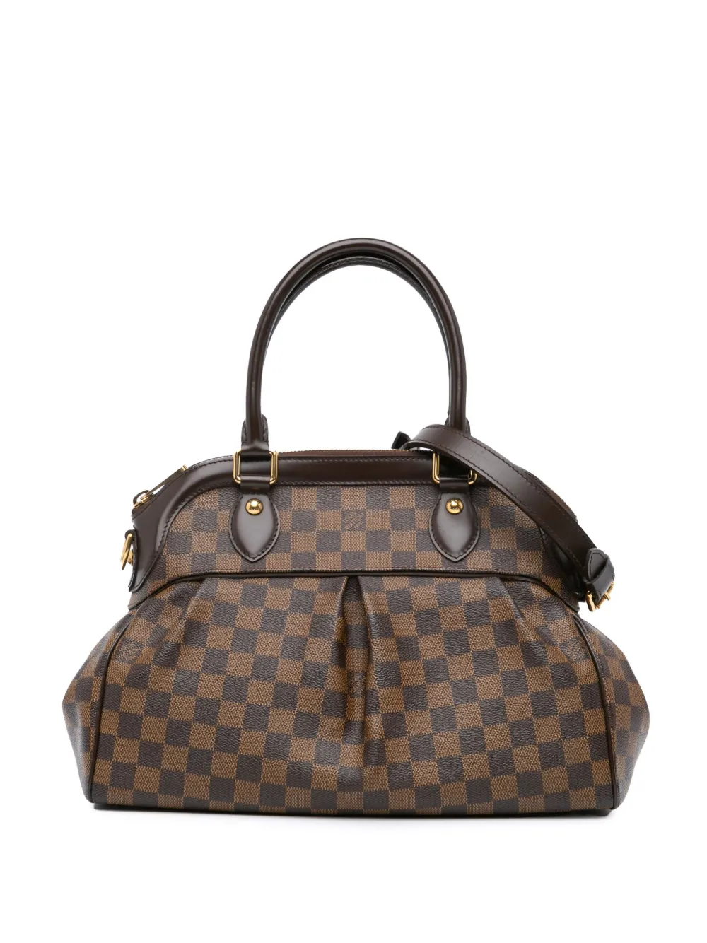 Louis Vuitton Pre-Owned 2009 ダミエ エベヌ トレヴィ PM サッチェルバッグ - ブラウン Louis Vuitton Pre-Owned 2009 ダミエ エベヌ トレヴィ PM サッチェルバッグ - ブラウン