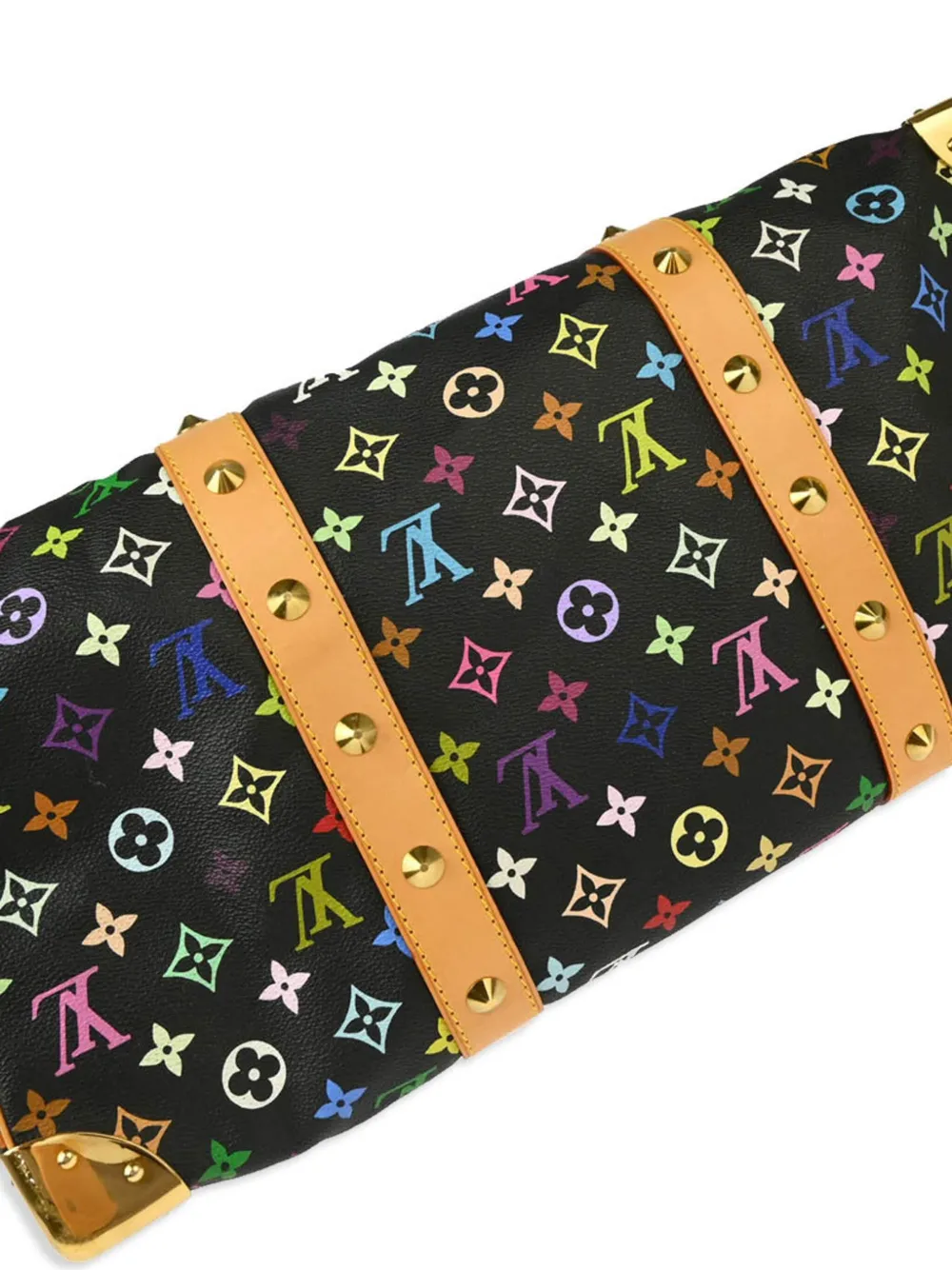 Pre-owned Louis Vuitton X Takashi Murakami 2003 Speedy 45 Handbag In Black