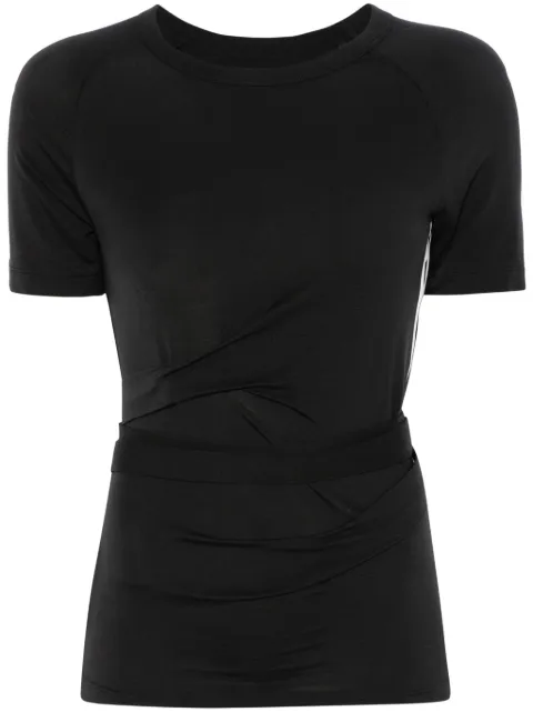 Y-3 playera con motivo 3 Stripes