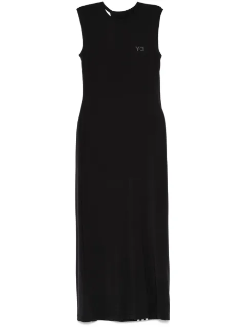 Y-3 vestido largo sin mangas