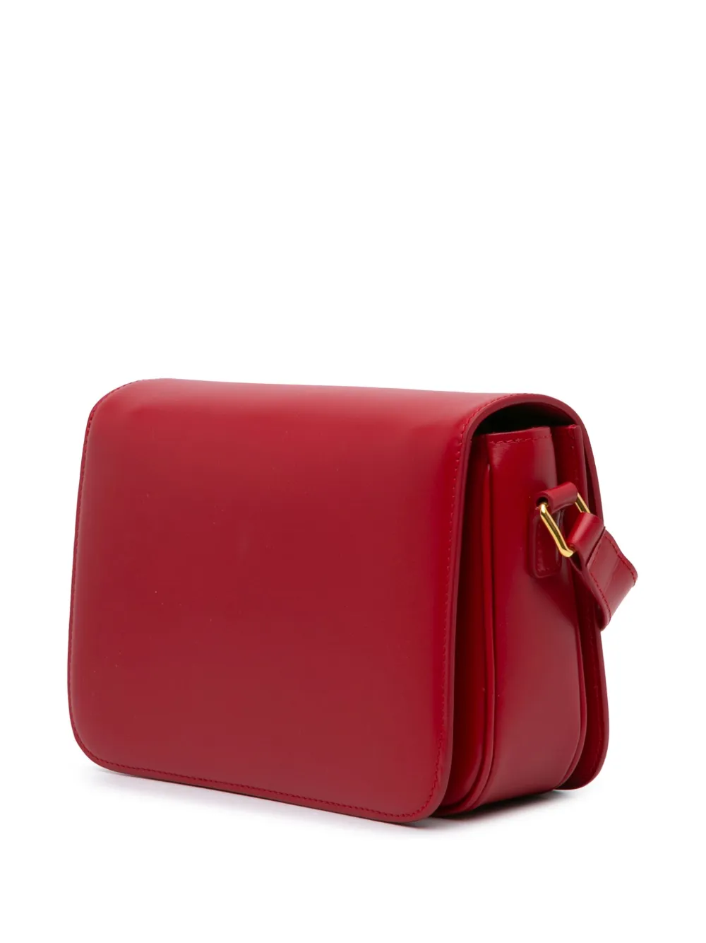 Céline Pre-Owned 2023 Classique Shiny Calfskin Triomphe crossbody bag - Rood