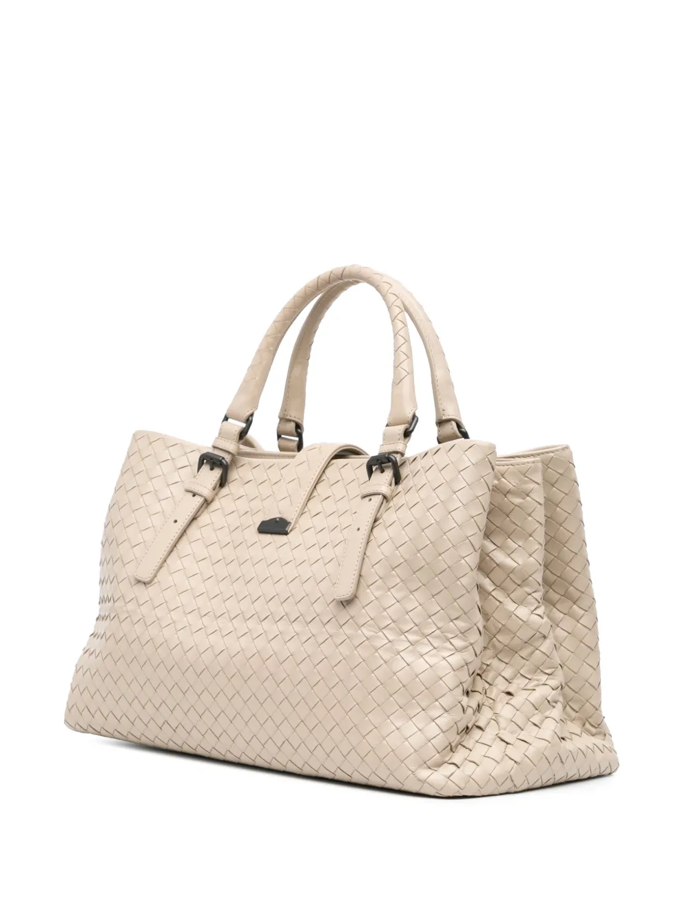 Bottega Veneta Pre-Owned 2012-2024 medium Nappa Intrecciato Roma shopper - Bruin