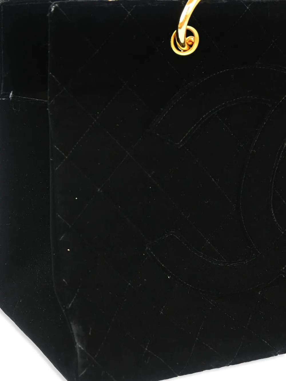 CHANEL Pre-Owned 1995 CC diamond-quilted tote bag | Pre-Owned Bags | Image 3