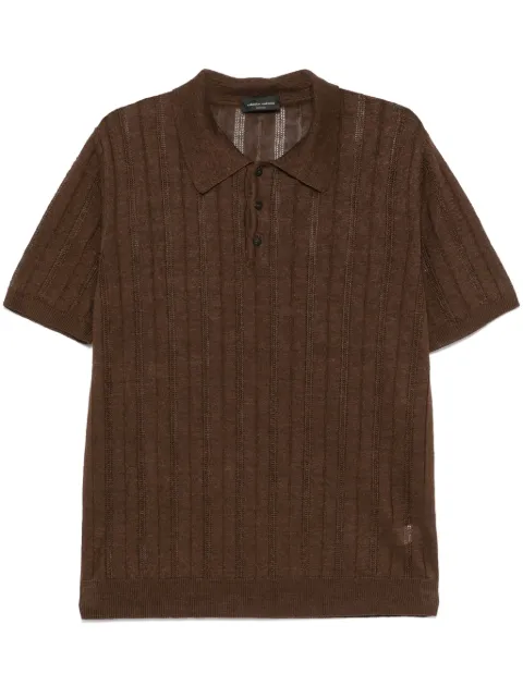 Roberto Collina knitted polo shirt  