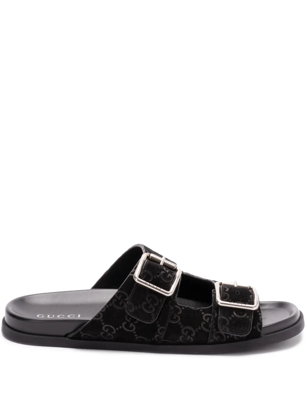 Gucci suede slides | Black | Image 1