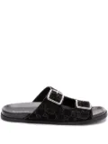 Gucci suede slides - Black