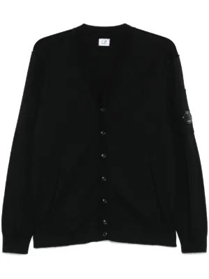 C.P. COMPANY ブラックニットカーディガン C.P. Company メンズ カーディガン通販 - FARFETCH