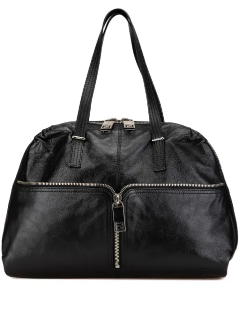 Fendi Pre-Owned 2000-2010 Leather Unzipped shoulder bag TFA5N1PHPED7DCU9 - 0