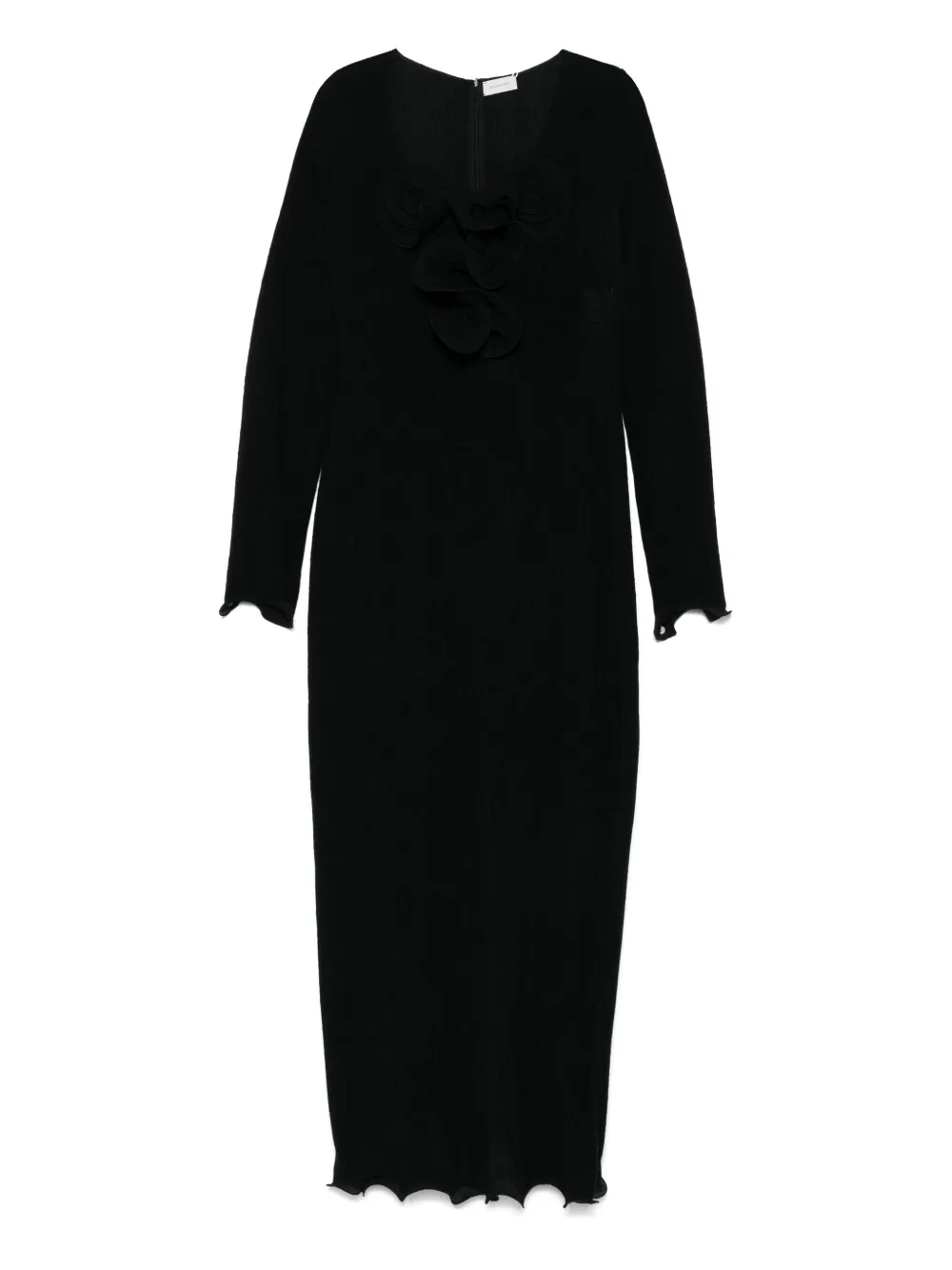 Magda Butrym robe longue à fleurs appliquées | noir | Image 1