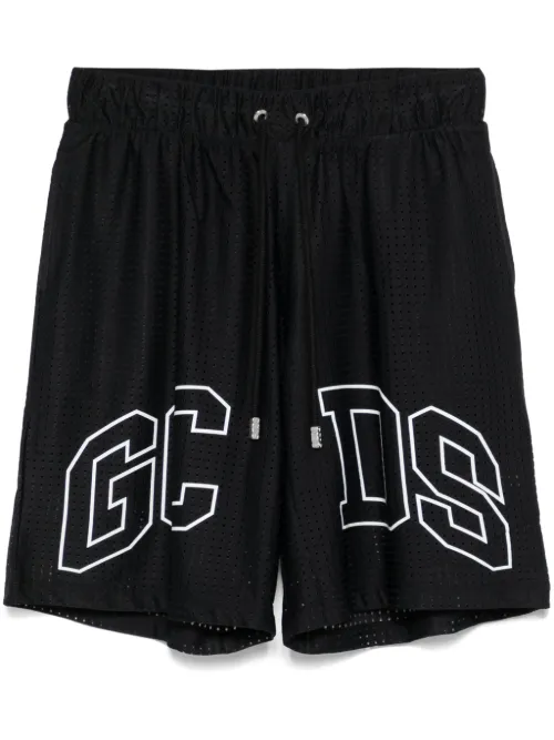 GCDS short à logo - Noir - GCDS - Modalova