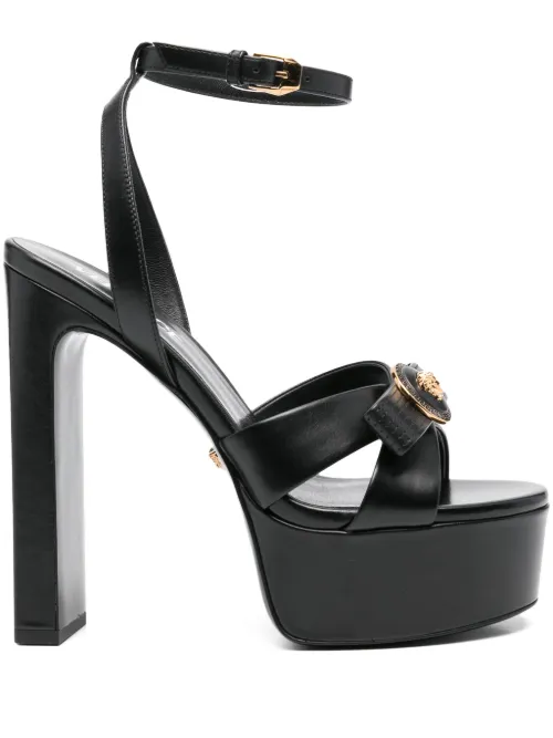 Sandales Gianni Ribbon 140 mm - Versace - Modalova
