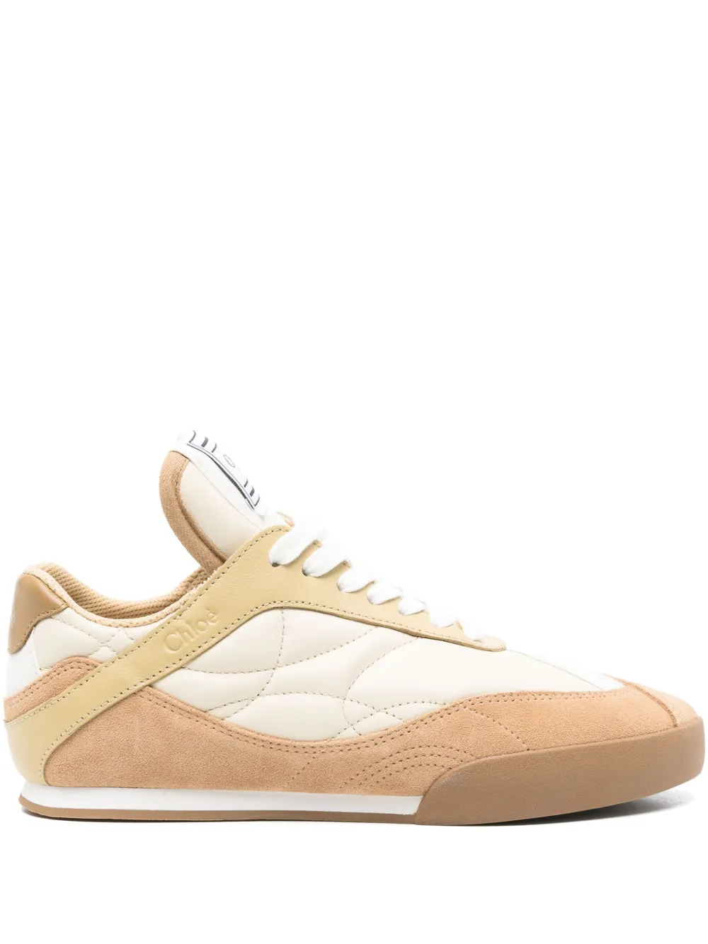 Chloé quilted-panel sneakers