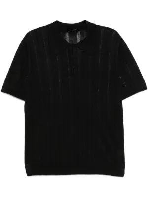 パーカー・フーディ ROBERTO COLLINA Men Polo Shirts RB20424 NERO BLACK Roberto Collina Cotton Polo Shirt | Black | FARFETCH