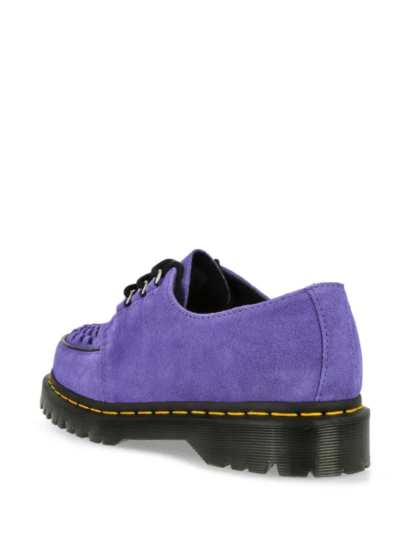 Dr Martens★RAMSEY WOVEN SUEDE★兼用★TWILIGHT PURPLE Purple Ramsey Woven Suede Creepers by Dr. Martens on Sale