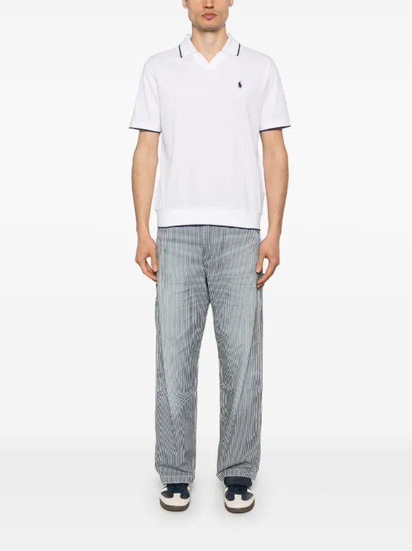 Polo Ralph Lauren ストライプスラックス Polo Ralph Lauren ストライプ パンツ | ブルー | FARFETCH JP