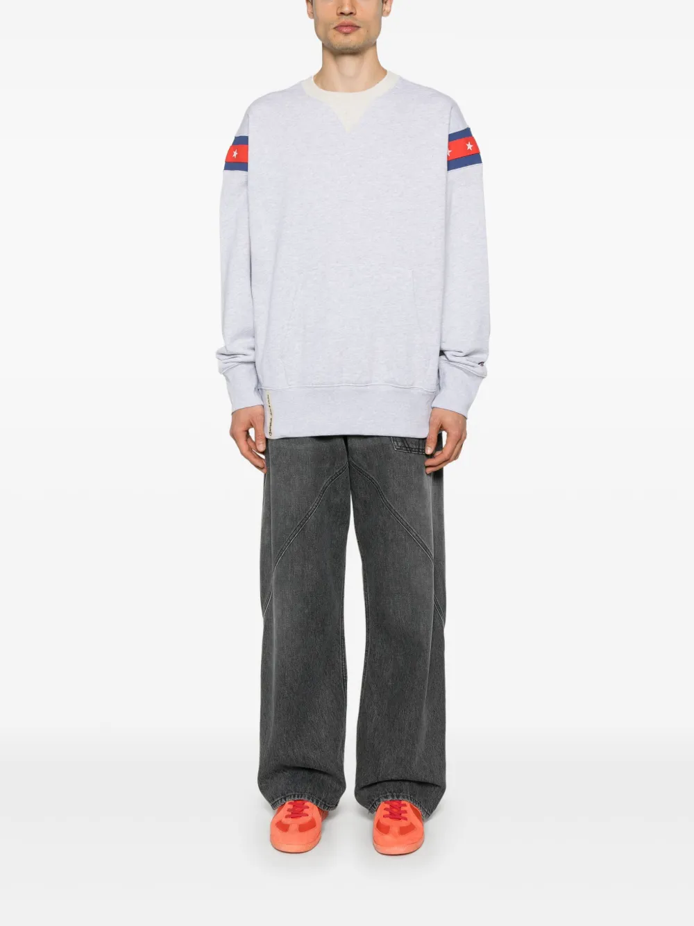 Champion Gestreepte sweater - Grijs