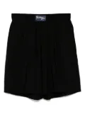Family First elasticated-waistband shorts - Black