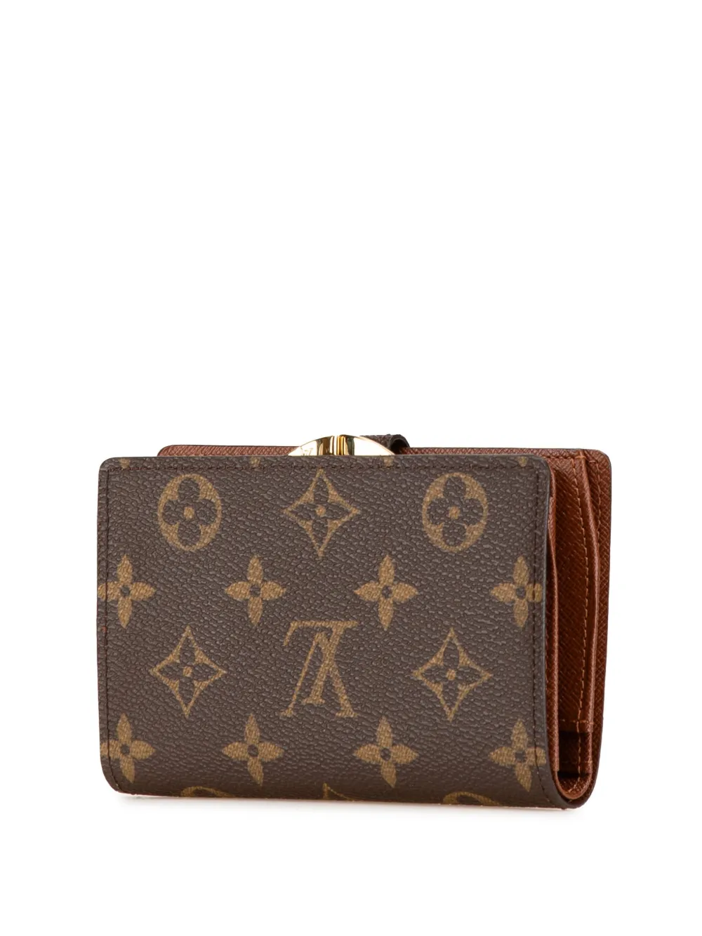 Louis Vuitton Pre-Owned 2004 Porte Monnaie Billets Viennois kleine portemonnee met monogram - Bruin