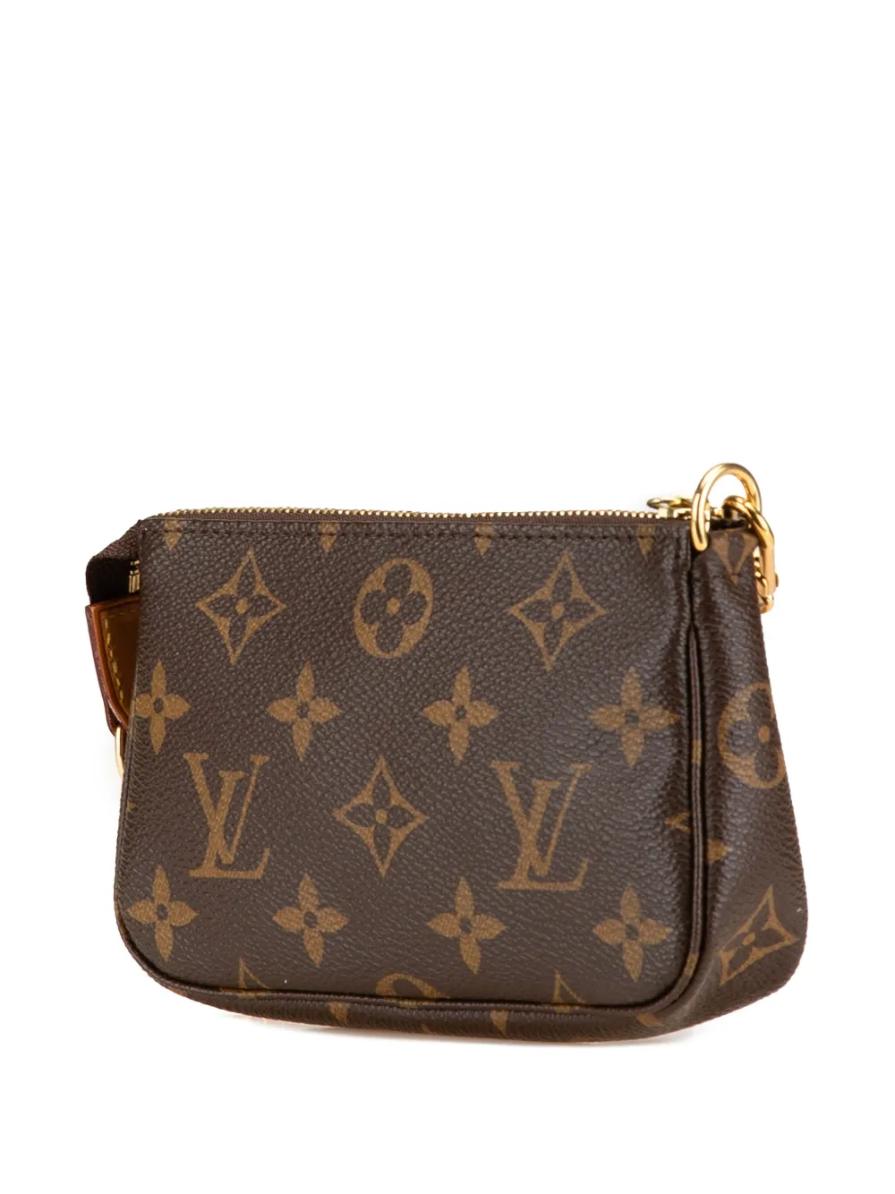 Louis Vuitton Pre-Owned 2015 Pochette Accessoires mini-handtas met monogram - Bruin