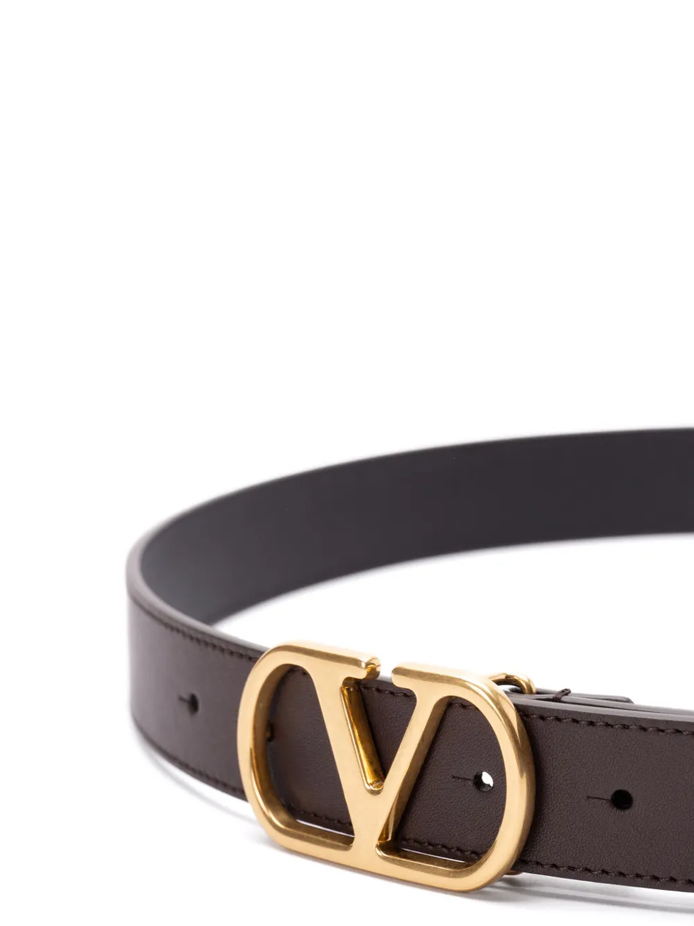 Valentino Garavani leather belt - Bruin