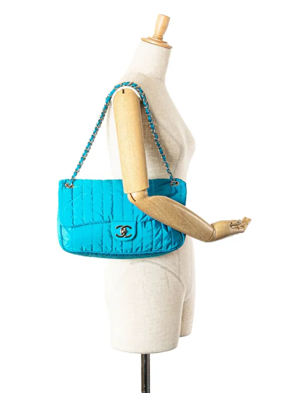 CHANEL Pre-Owned 2012 ジャンボ マトラッセ ナイロン バーティカル