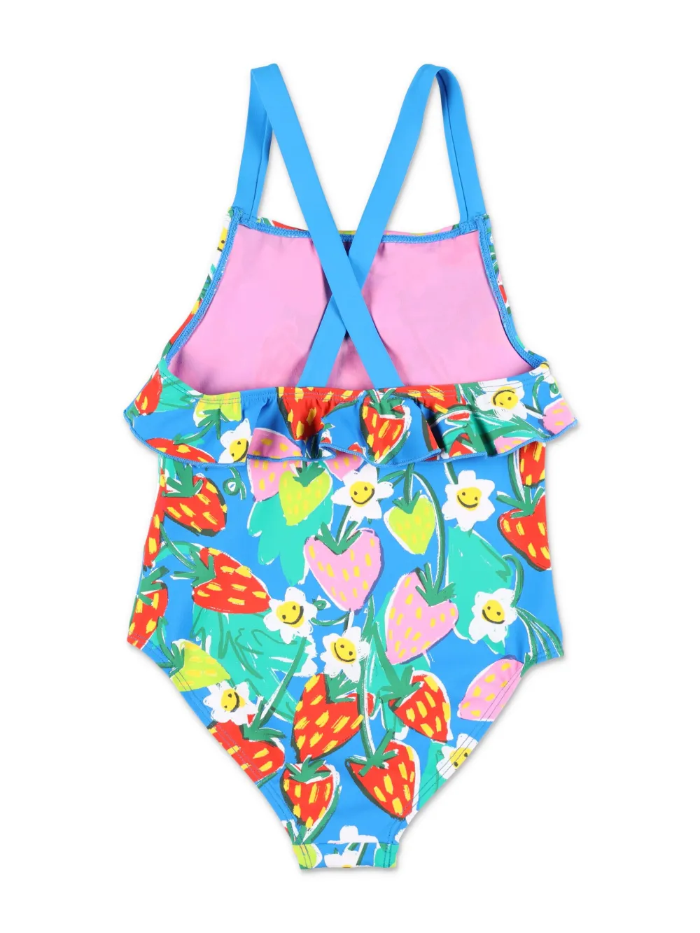 Stella McCartney Kids Fragole swimsuit - Blauw