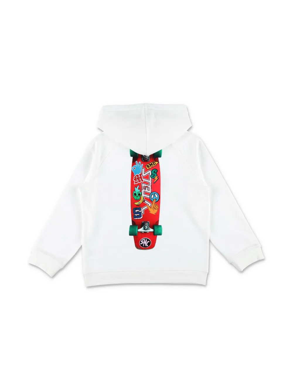 Stella McCartney Kids cotton hoodie - Wit