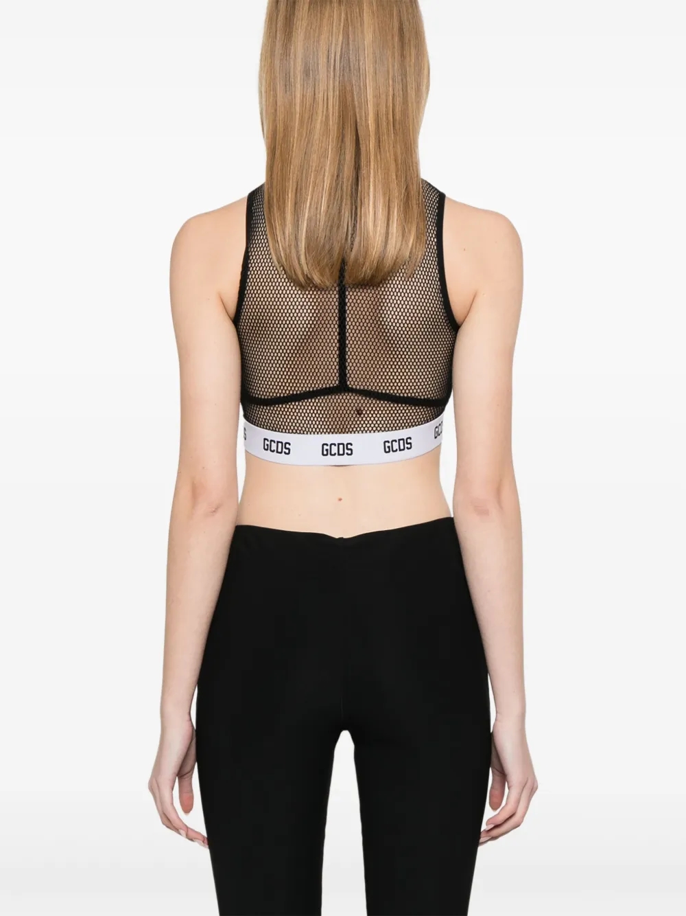 GCDS ESSENTIALS NET TOP