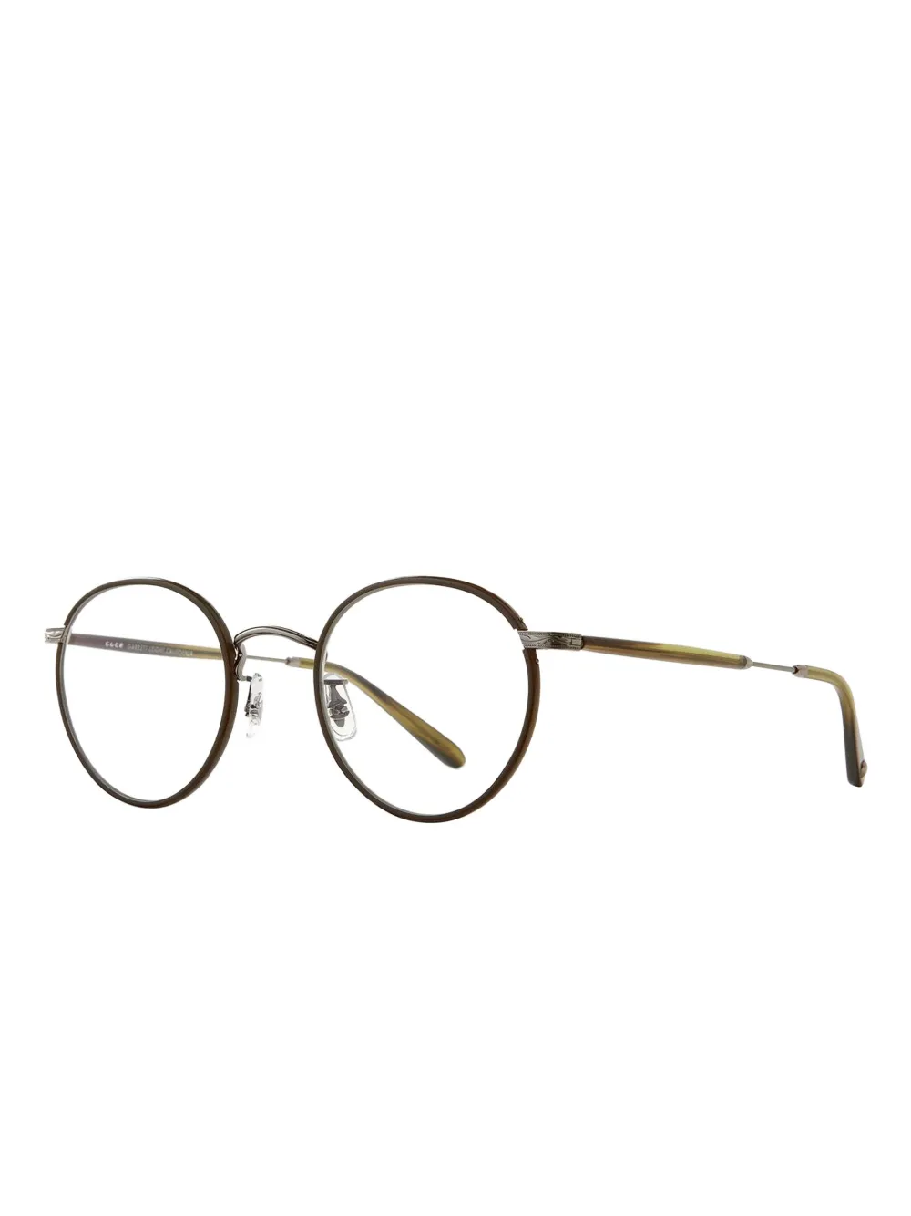 Garrett Leight WILSON Olive-Pewter-Douglas Fir Bruin