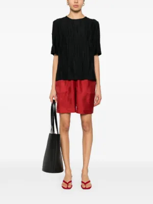 【関税込み】Loulou de Saison ブラック Zinia ショートパンツ LouLou De Saison Zinia ショートパンツ | ブラック | FARFETCH JP