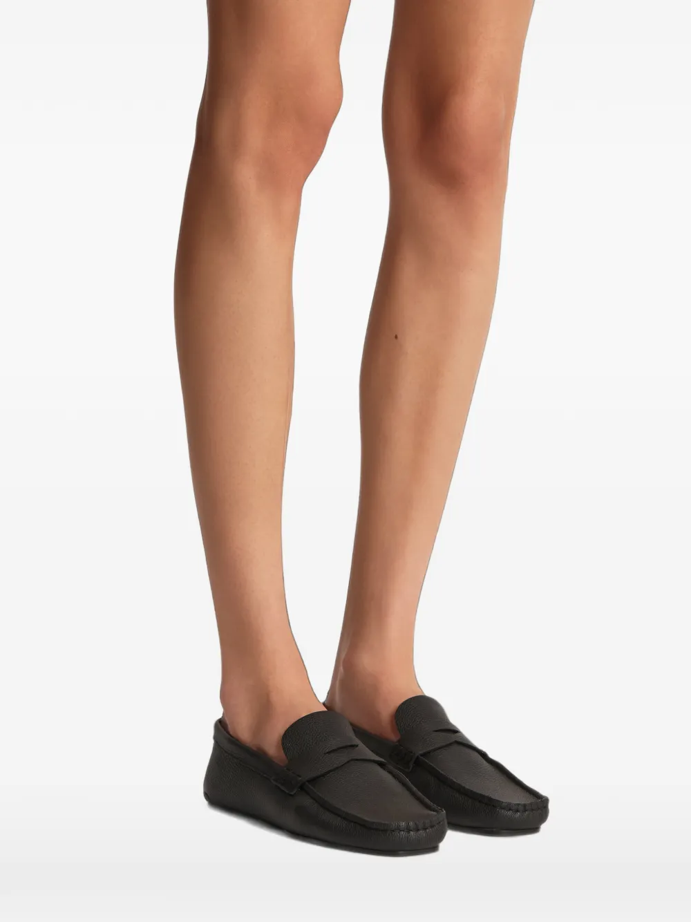 KHAITE Billy loafers Zwart