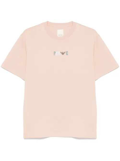 T-shirt à patch logo - Emporio Armani - Modalova