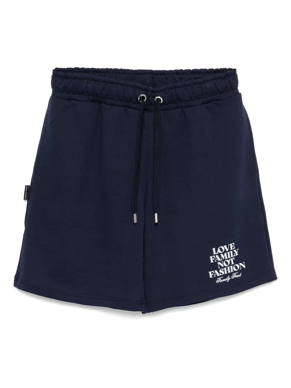 Family First Shorts met logoprint DARK BLUE