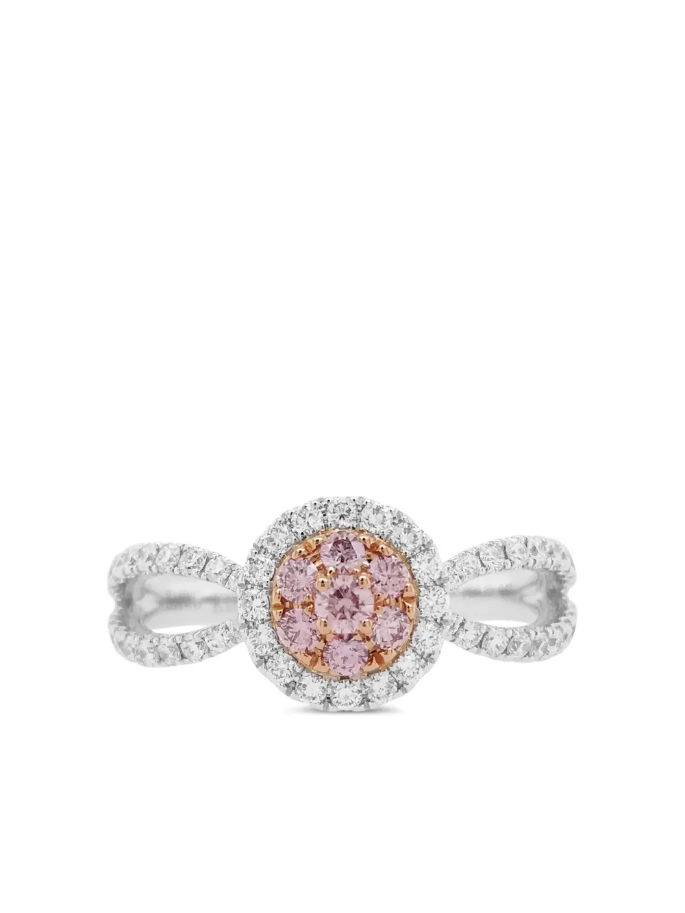 HYT Jewelry ダイヤモンド リング 18Kホワイトゴールド - ピンク HYT Jewelry ダイヤモンド リング 18Kホワイトゴールド - ピンク