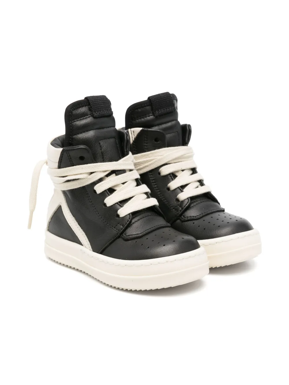 Rick Owens Kids Baby Geo trainers Black