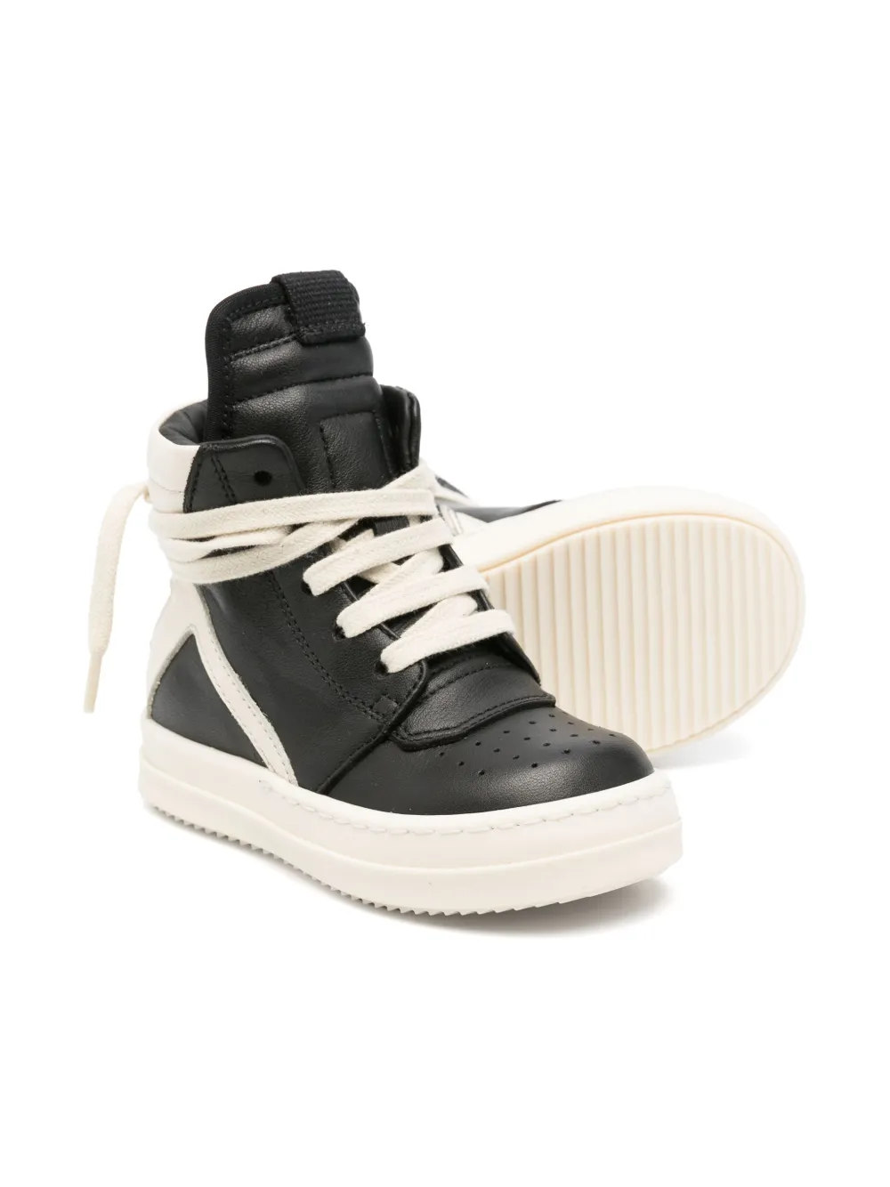 Rick Owens Kids Baby Geo trainers Black