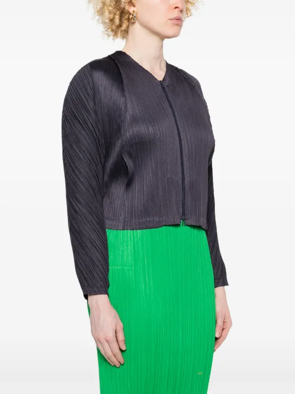 Pleats Please Issey Miyake Lantern Jacket | Blue | FARFETCH