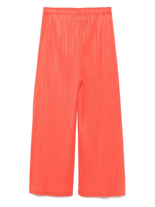 Pleats Please Issey Miyake プリーツ パンツ | オレンジ | FARFETCH JP