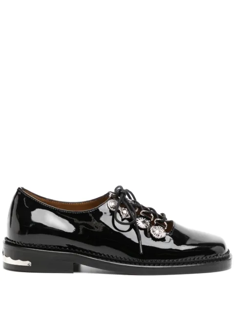 Toga zapatos com detalle metalizado