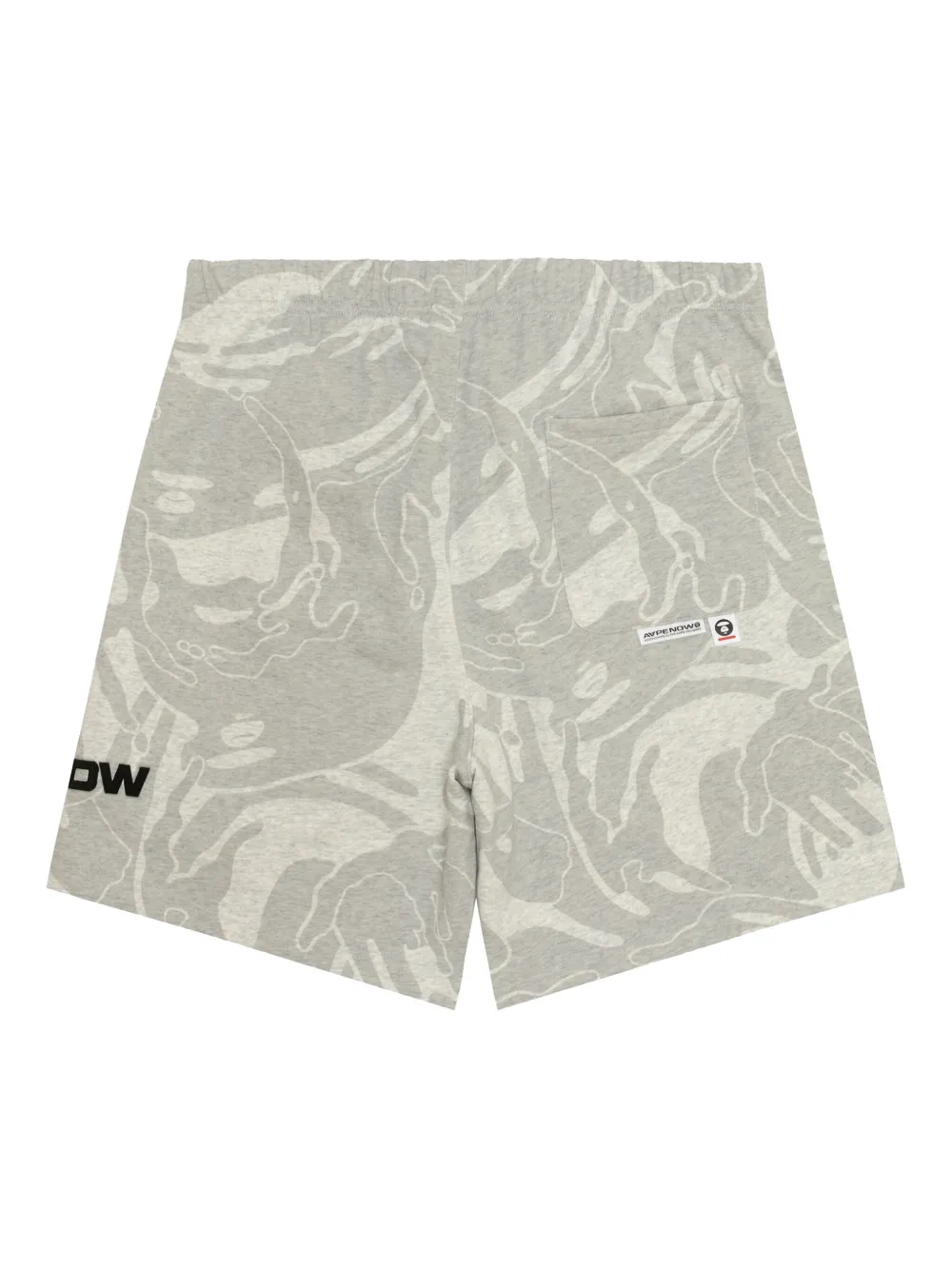 AAPE BY *A BATHING APE® Shorts van katoenblend - Grijs