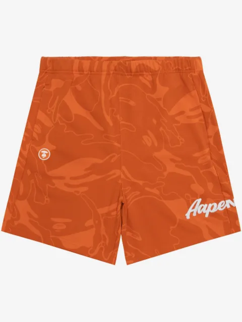AAPE BY *A BATHING APE® shorts en mezcla de algodón