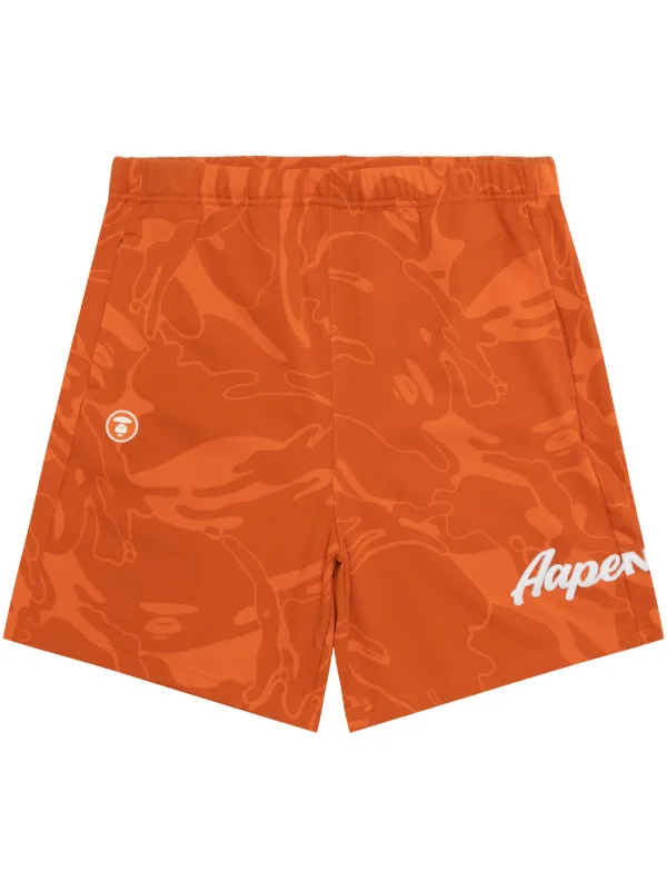 AAPE BY *A BATHING APE® コットンブレンド ショートパンツ | オレンジ