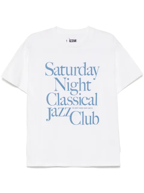 izzue slogan-print T-shirt
