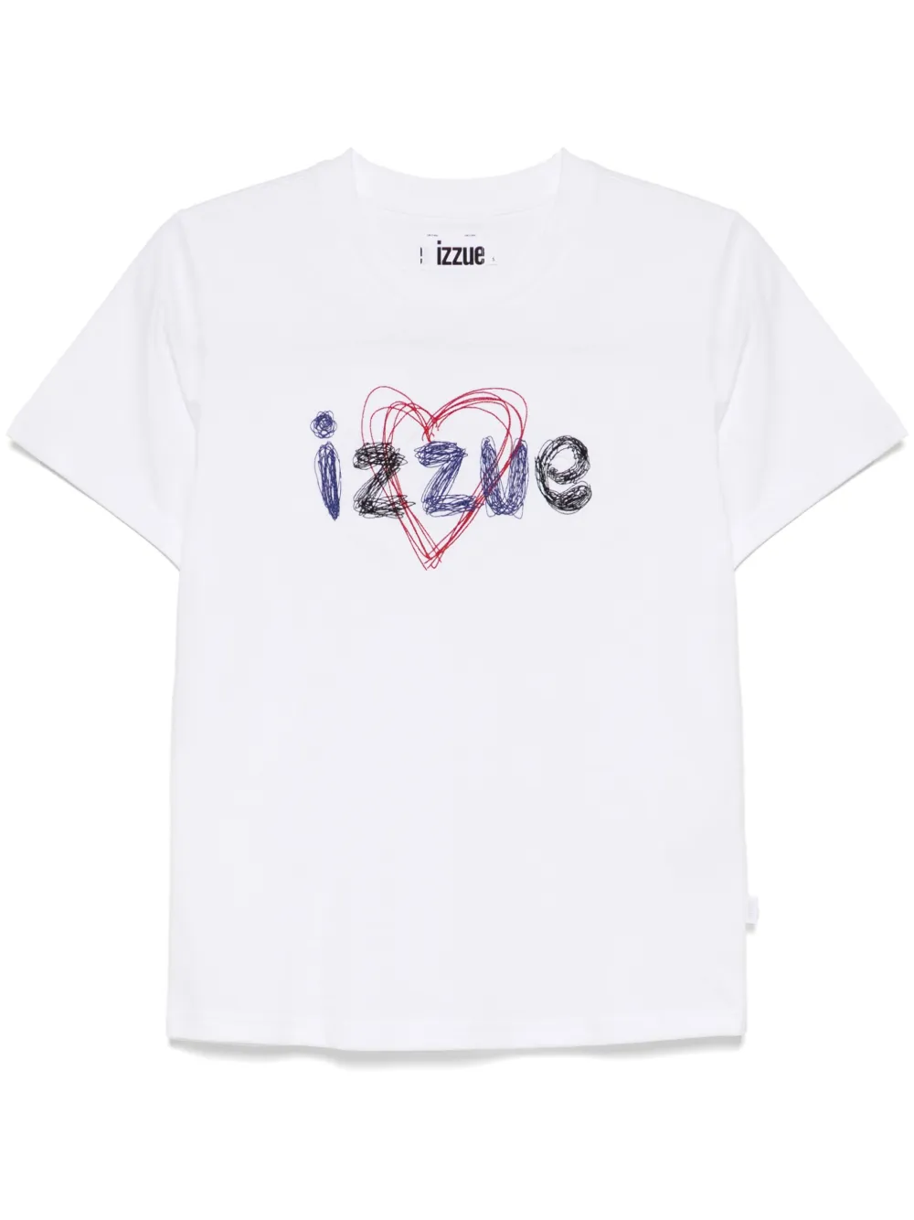 logo-embroidered T-shirt